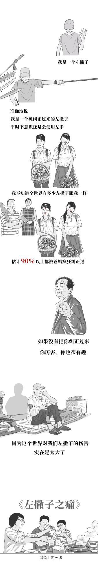 漫畫—《左撇子實在是太難了》