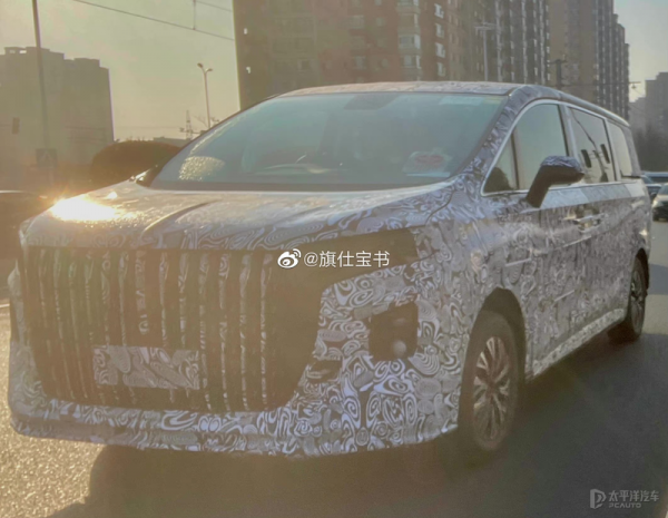 紅旗首款MPV路試諜照曝光 有望2022年下半年亮相