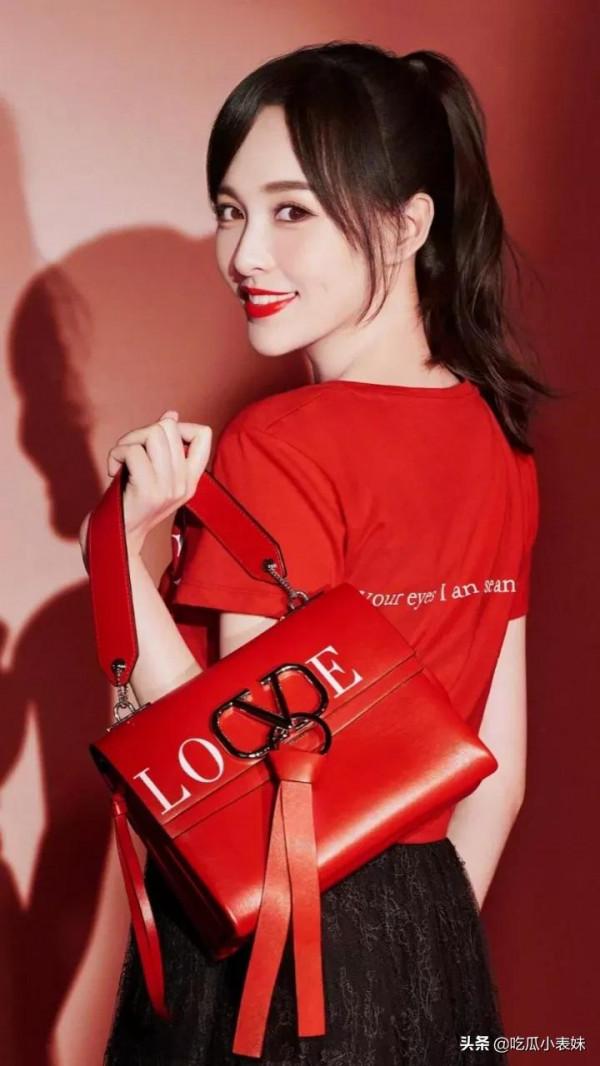 唐嫣，膚白貌美，美若天仙