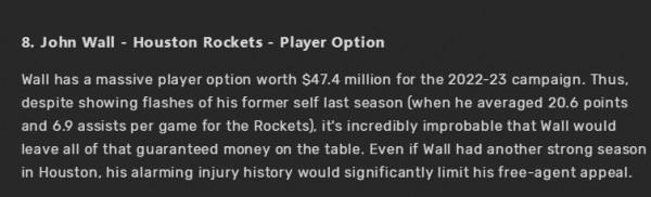 22年夏5頂級後衛存球員選項，籃網還不續約歐登？威少效仿保羅？