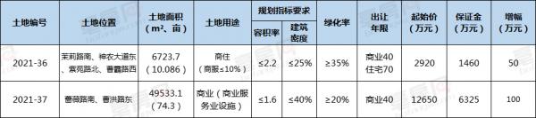 東城區一宗商住用地、一宗商業用地流拍