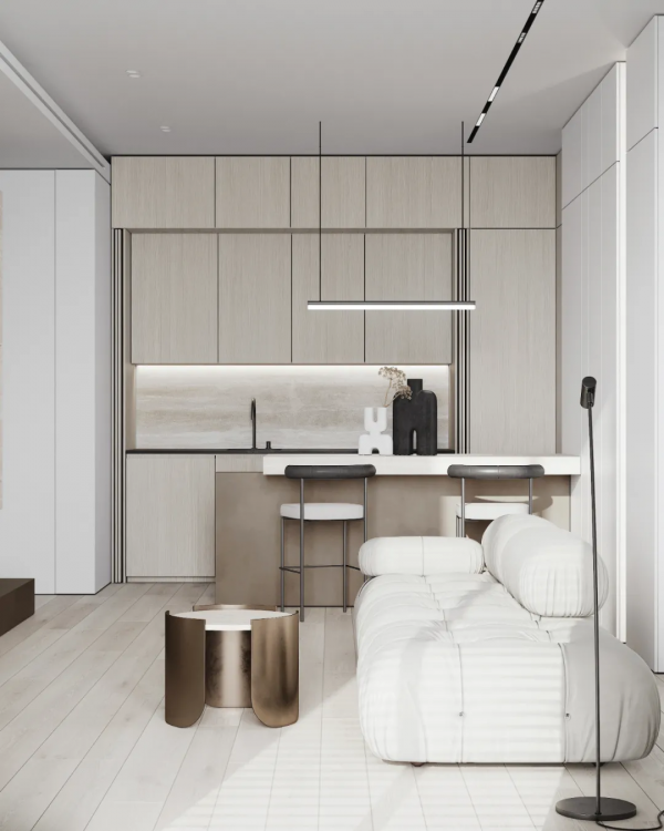 46㎡小公寓設計,賦予生活的意義 46㎡小公寓設計,賦予生活的意義