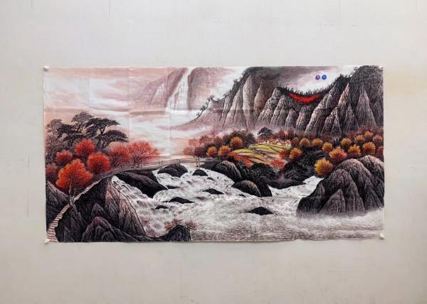 國畫八尺山水喜歡的自己挑選