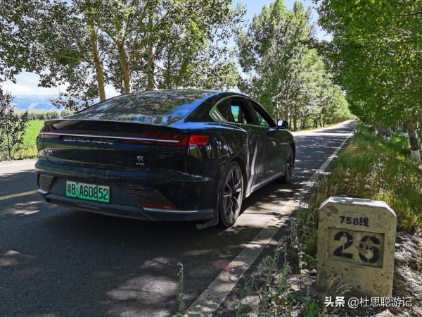 漢EV自駕新疆，昭蘇玉湖景區是很少遊客到來的地方，真的美