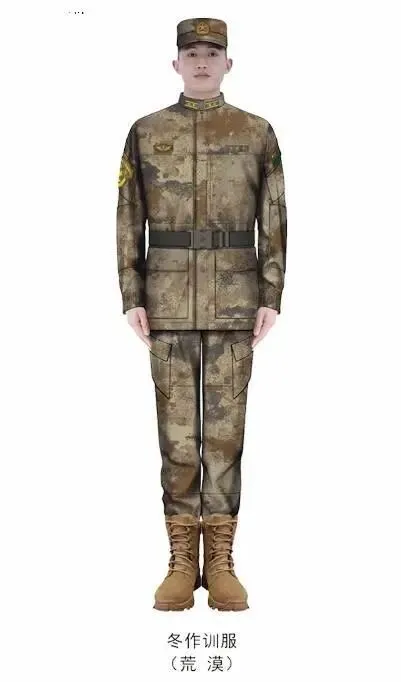 21式軍裝，開訓亮相