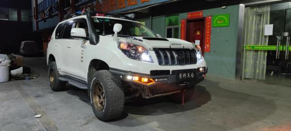 10-13款普拉多安裝掠奪者前槓