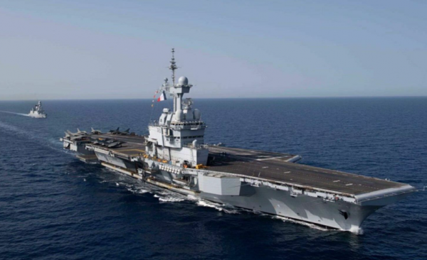 美俄“戰火”蔓延至地中海，意法兩盟友前來助陣，俄海軍亟需航母