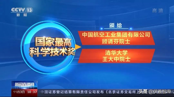 伏羲資訊 | 顧誦芬、王大中獲國家最高科學技術獎 伏羲資訊 | 顧誦芬、王大中獲國家最高科學技術獎
