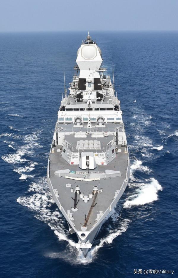 單艘12億 建造2年下水6年 印度最強驅逐艦終於服役 單艘12億 建造2年下水6年 印度最強驅逐艦終於服役