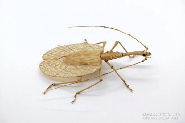 精緻細膩惟妙惟肖的竹製昆蟲 精緻細膩惟妙惟肖的竹製昆蟲