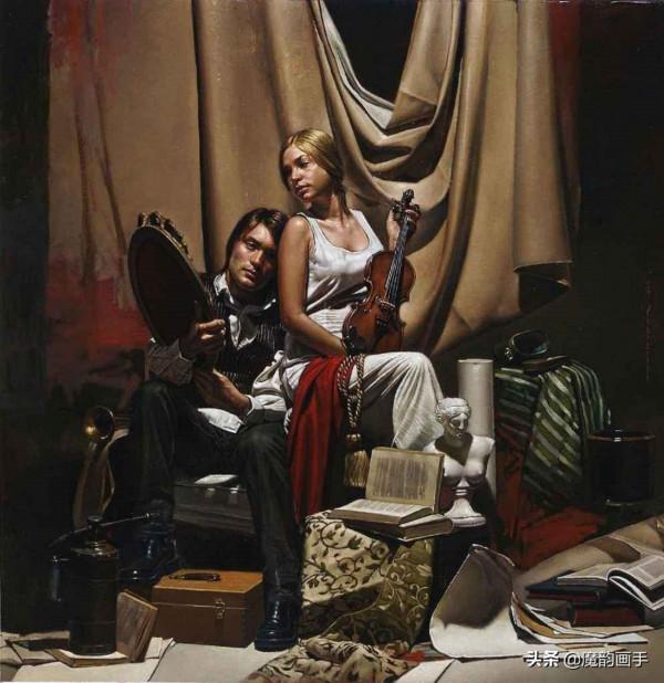 凝滯的空間瀰漫著神秘的氣息——迭戈·戴爾的另類油畫創作