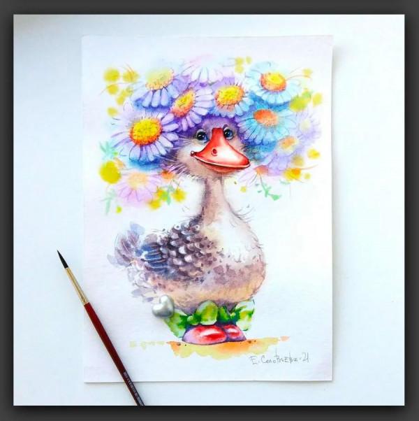 藝術|清新的色彩與可愛的形象,這組水彩畫太美了 藝術|清新的色彩與可愛的形象,這組水彩畫太美了