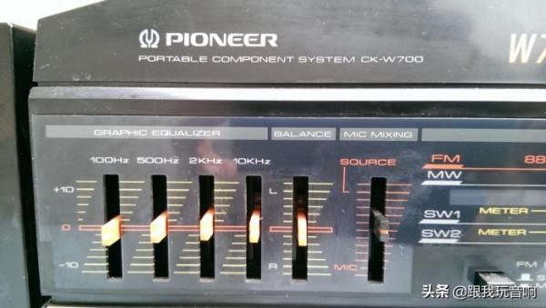 先鋒 PIONEER CK-W700 雙卡收錄機音響