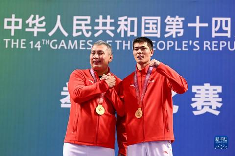 全運會-拳擊男子75公斤級：託合塔爾別克·唐拉提汗奪冠