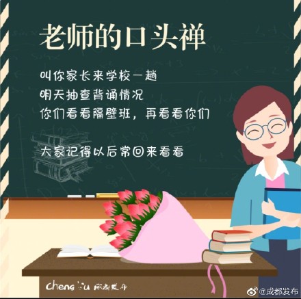 這些老師的口頭禪,哪一句你印象最深? 這些老師的口頭禪,哪一句你印象最深?