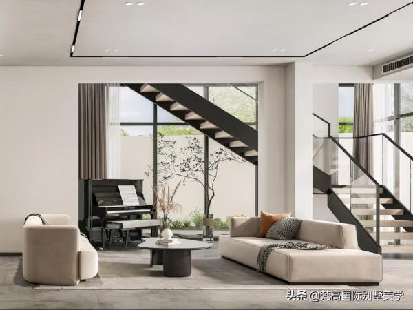 別墅案例｜以現代極簡美學打造中式風的居所，展現獨特的美