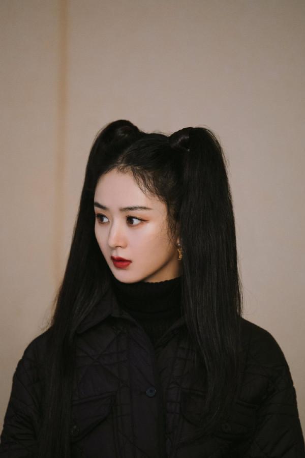 趙麗穎最新暗夜小魔女造型