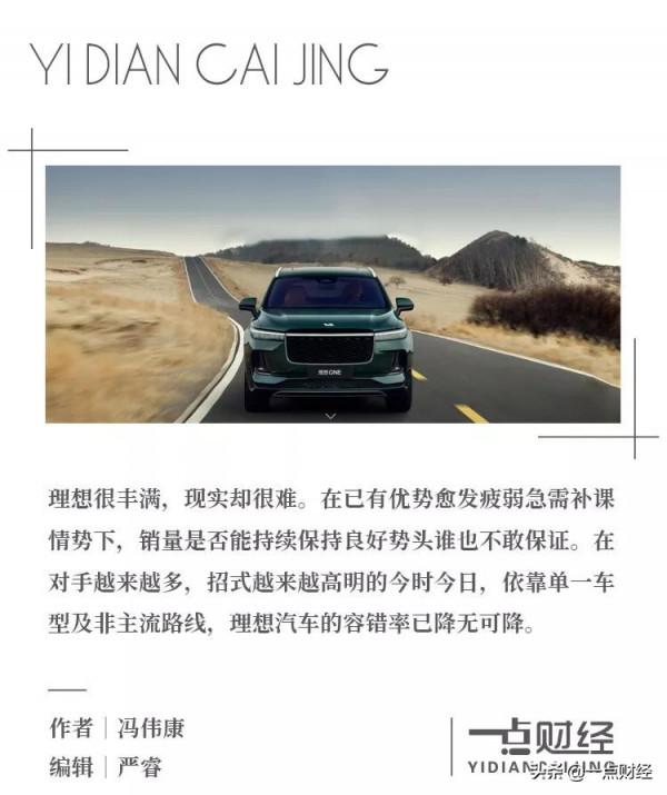 “霸榜”的理想汽車難掩“氣虛” “霸榜”的理想汽車難掩“氣虛”