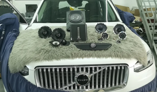 沃爾沃XC90音響改裝阿爾派DP-653，監聽級三分頻好音質盡收於耳