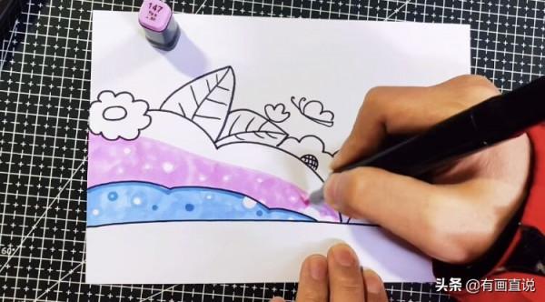 創意兒童畫:分享三款萬能背景畫法,卡通簡筆畫風格,收藏備用 創意兒童畫:分享三款萬能背景畫法,卡通簡筆畫風格,收藏備用