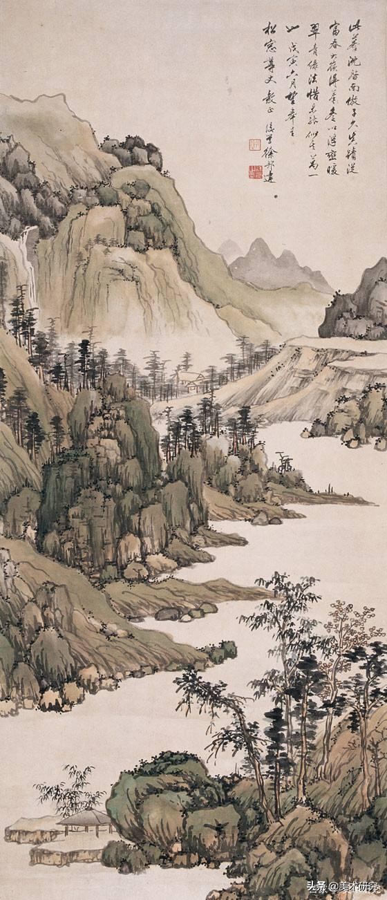 張大千頂禮膜拜的畫家，作品太美啦