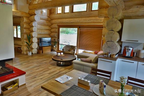 這4款120平方左右的圓形原木頭建造的小木屋別墅冬天最合適住 這4款120平方左右的圓形原木頭建造的小木屋別墅冬天最合適住