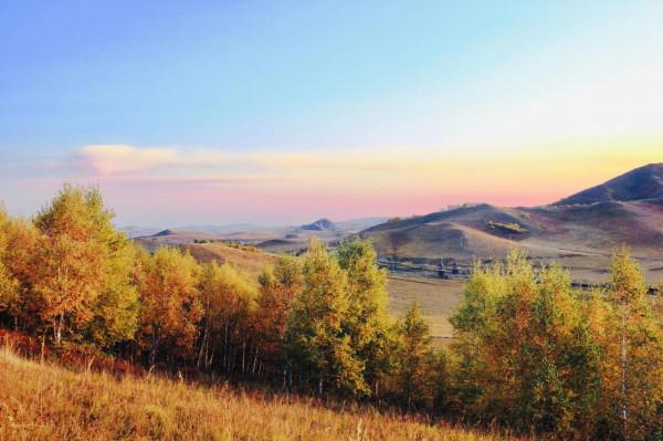 烏蘭布統的迷人秋色
