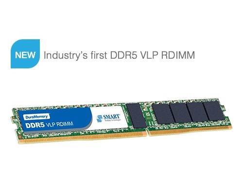 SMART Modular釋出DuraMemory DDR5 VLP RDIMM記憶體新品