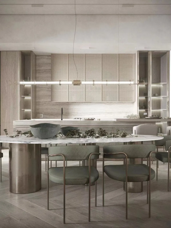 廚房凹造型無需太費力，圓潤一點就挺好