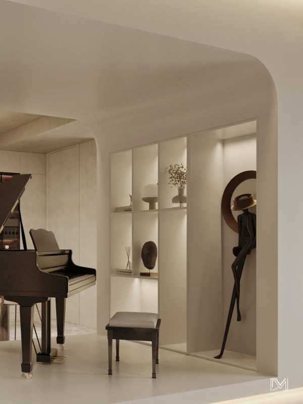 187m²現代侘寂，簡約佈局、簡單搭配，彈奏韻致優雅生活