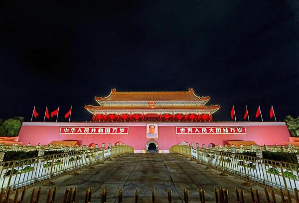 美麗的天安門國慶之夜