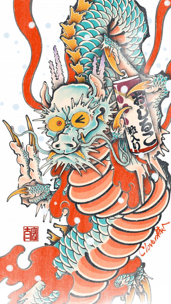 插畫丨浮世繪party！大膽有趣的想象，將經典演繹出時尚流行