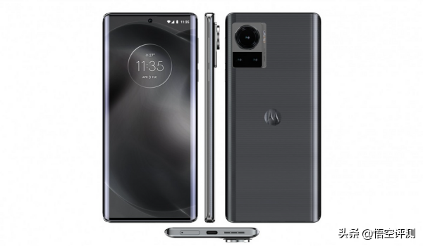 摩托羅拉全新旗艦手機曝光！前後四曲面+2億畫素攝像頭，外觀霸氣