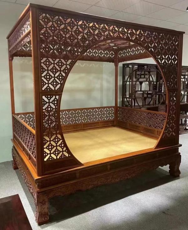 迴流黃花梨架子床 迴流黃花梨架子床