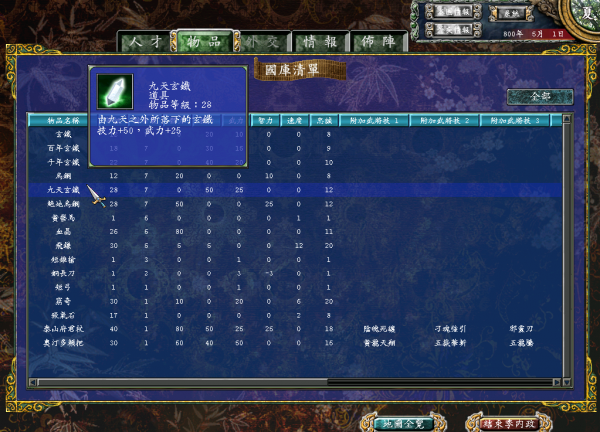 三國群英傳7，遊戲中的玄鐵和烏鋼才是猛男必備道具