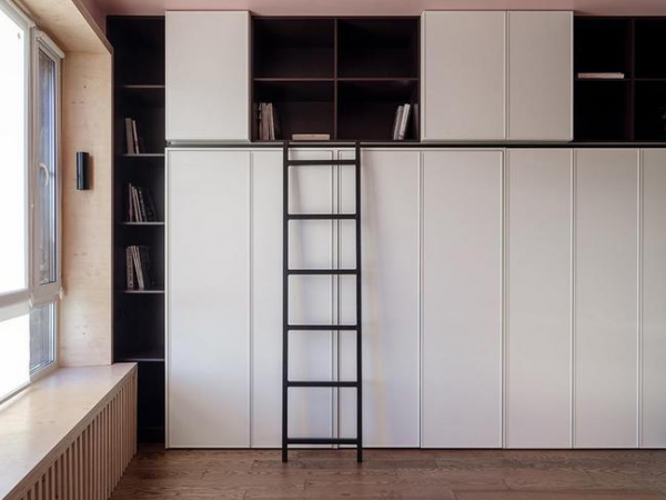 上海二口之家28㎡新房火了，憑一面牆的收納櫃圈粉無數，太實用了