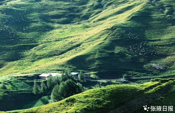 祁連山下的這個小村莊,隱藏了最美的秋色 祁連山下的這個小村莊,隱藏了最美的秋色