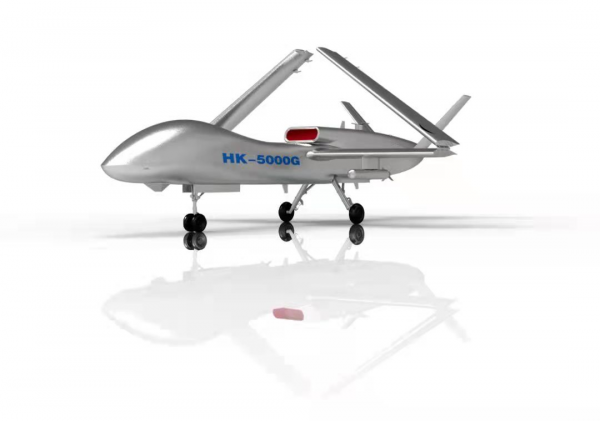 中船HK-5000G，國內首款固定翼艦載無人機，大機率登上076型兩攻