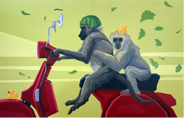 我們的生活，埃及藝術家Mohamed Khaled Omran的繪畫作品