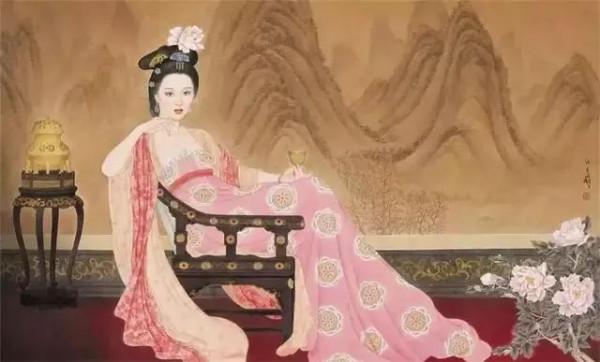 國畫人物旗袍之美