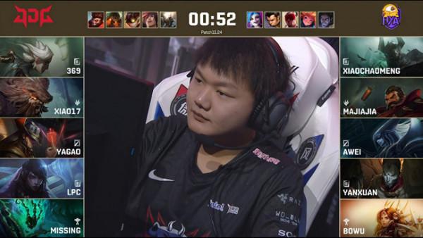 LOL-德杯：小超夢鐵男對位單殺369，HYA全程壓制力克JDG