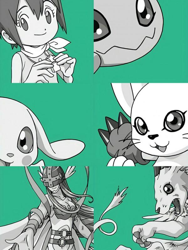 小狗獸的特別進化，在勇氣裝甲的加持下，能進化為四聖獸