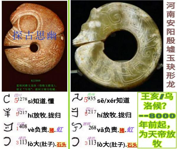 商周N系基因，東北1萬年前馴牛！紅山玉豬龍，或是烏洛候王亥徽記