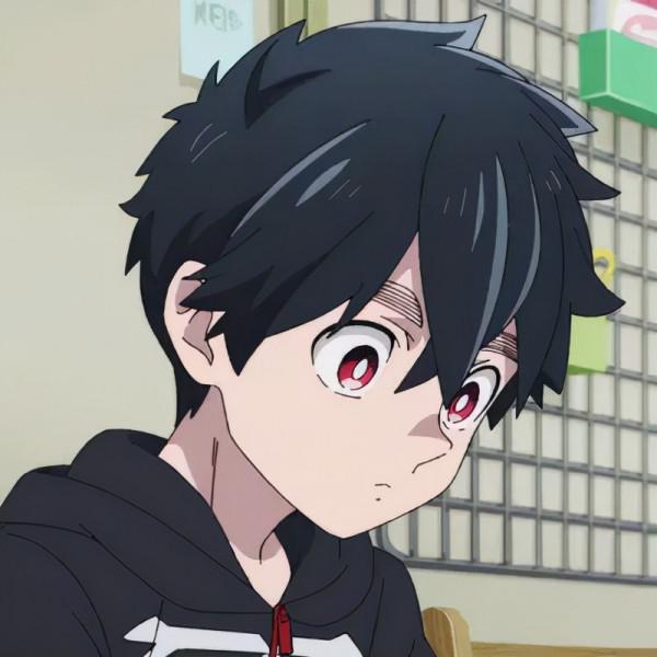 怦然心動的男女生動漫頭像