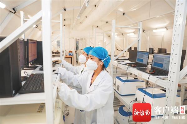 氣膜核酸檢測實驗室亮相海南國際會展中心