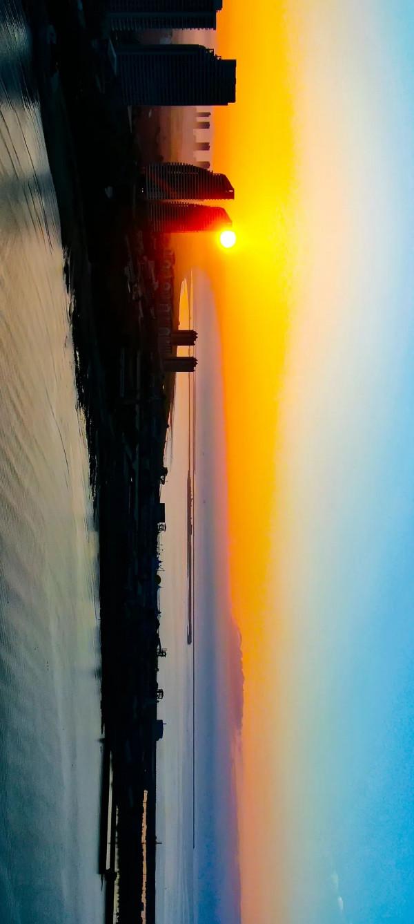 海陽溼地公園的“冬之美”