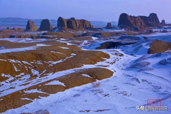 新疆這座四季狂風不斷雅丹怪城雪景也很美 新疆這座四季狂風不斷雅丹怪城雪景也很美