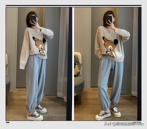 穿衛褲別隻會搭衛衣，試試這三種混搭方式，時髦顯瘦還不挑人