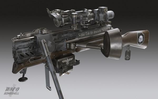 藝術 | 國外藝術家INKED BOMBSHELL的概念武器系統