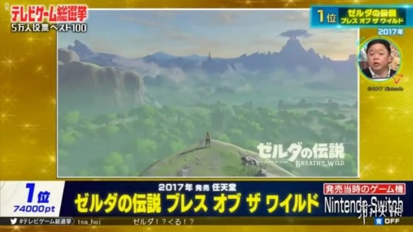 日本國民5萬人投票！電視遊戲總選舉TOP100結果出爐